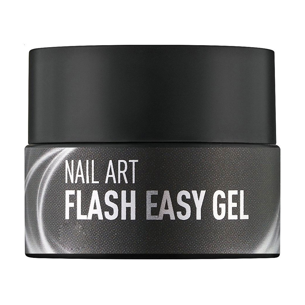 Гель-павутинка для дизайну нігтів NUB Flash Easy Gel зі світловідбивальним ефектом, 01 Срібло, 5 г